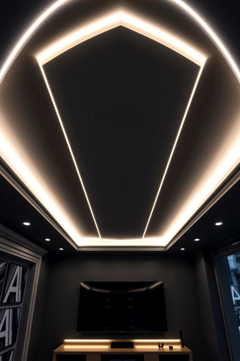 LED Backlit Trim - 24 Wall Trim Ideas