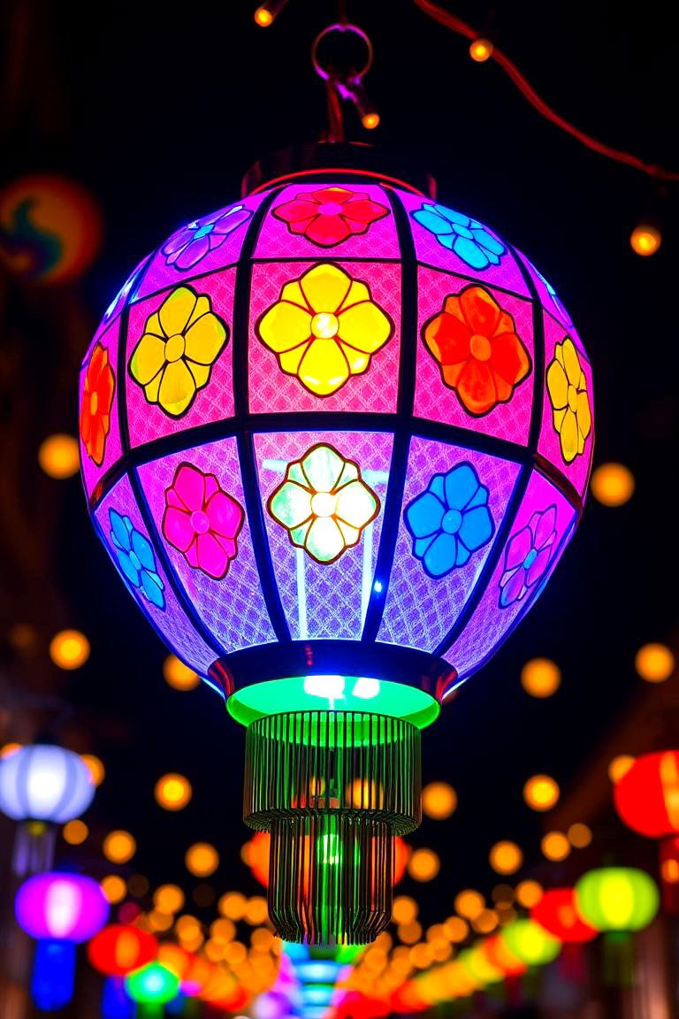 LED Festive Lantern - 24 Lantern Centerpiece Ideas