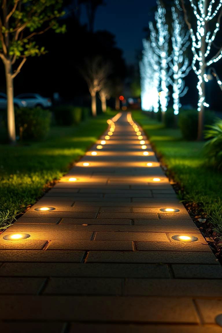LED Illuminated Path - 24 walkway ideas