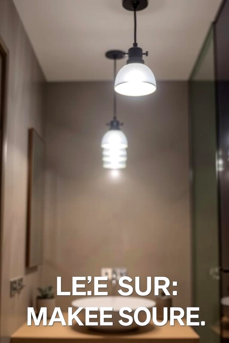 LED Pendant Lights for Energy Efficiency - 24 Bathroom Pendant Lighting Ideas