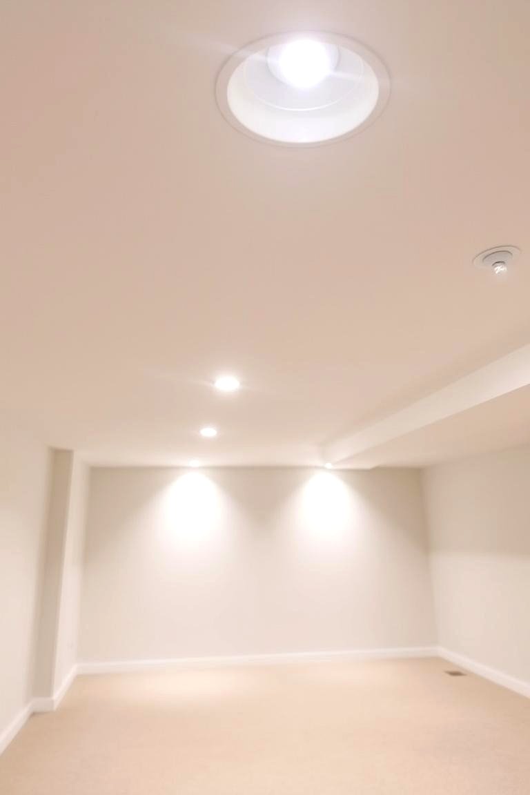 LED Recessed Can Lights for a Subtle Glow - 24 Basement Lighting Ideas