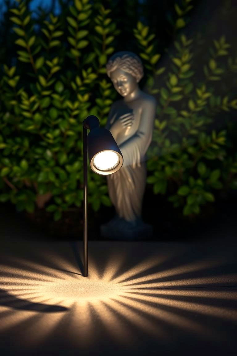 LED Spotlights for Garden Feature Illumination - 24 Garden Lighting Ideas