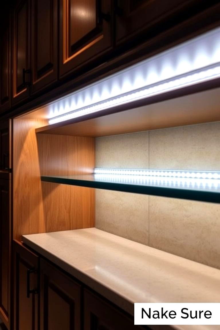 LED Strip Lights for Subtle Ambiance - 24 Basement Lighting Ideas