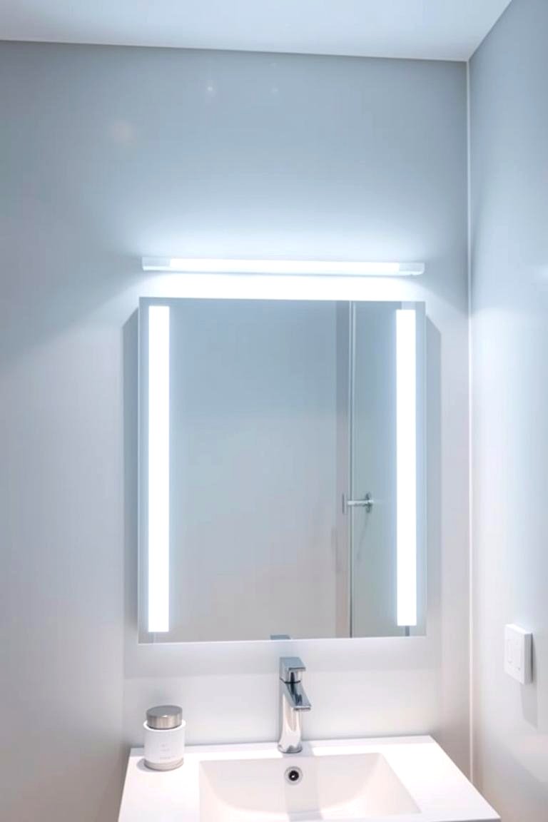 LED Vanity Lights for a Clean Modern Look - 24 Bathroom Lighting Ideas Over Mirror
