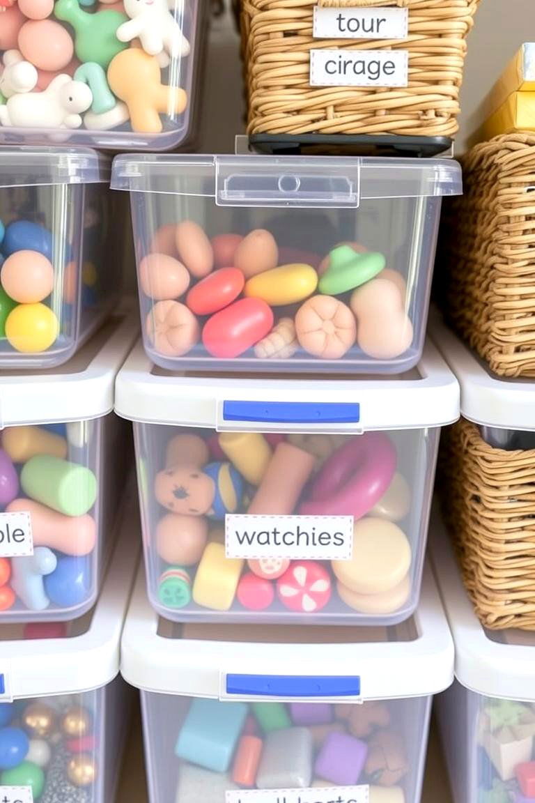 Label Everything Clearly - 24 Toy Storage Ideas