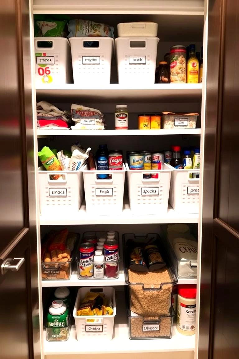 Label Everything for Ultimate Organization - 24 Larder Cupboard and Pantry Ideas for Your Kitchen
