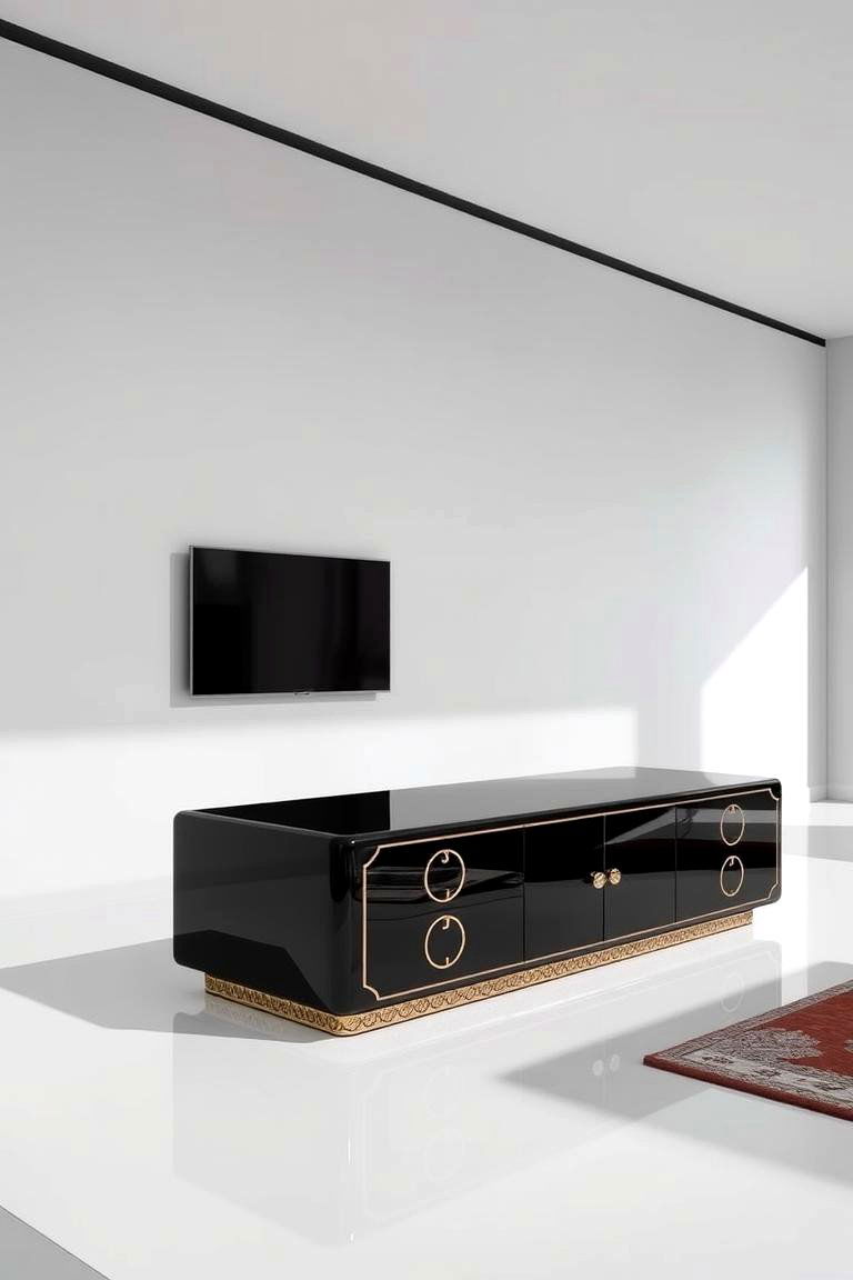 Lacquered Furniture Showcase - 24 Chinoiserie Living Room Ideas