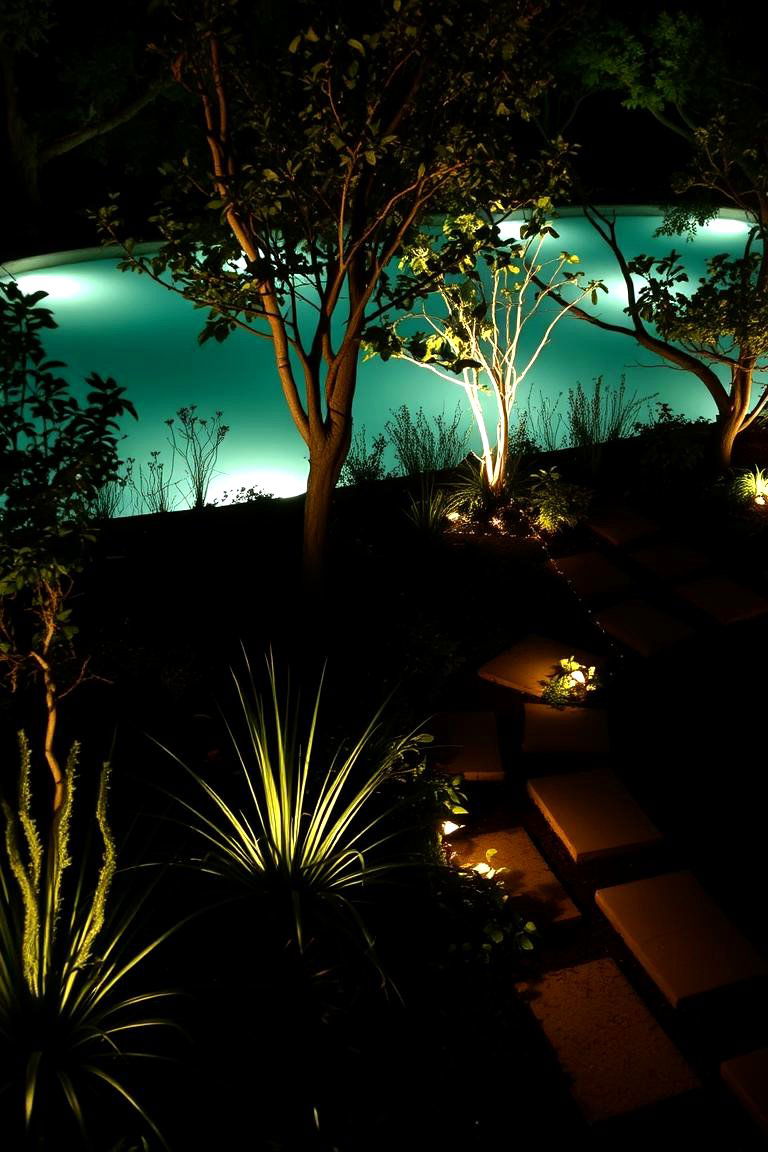 Lagoon Lighting - 24 Coastal Garden Ideas