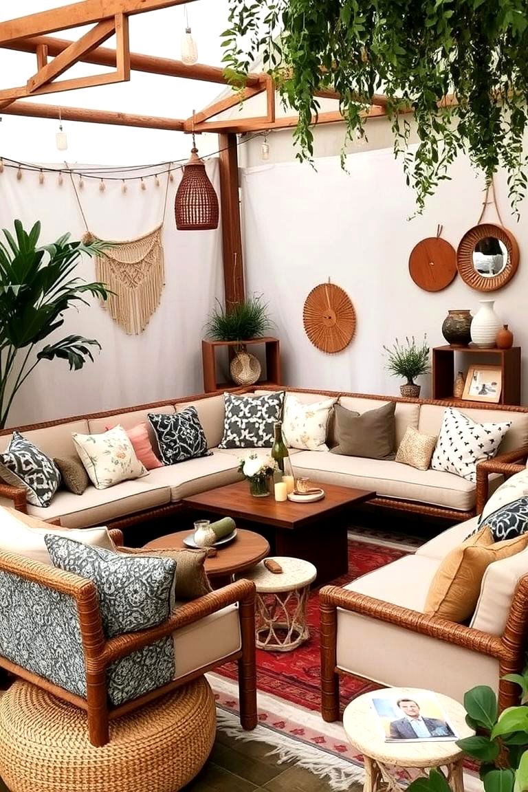Laid back Lounge Areas - 24 boho wedding ideas