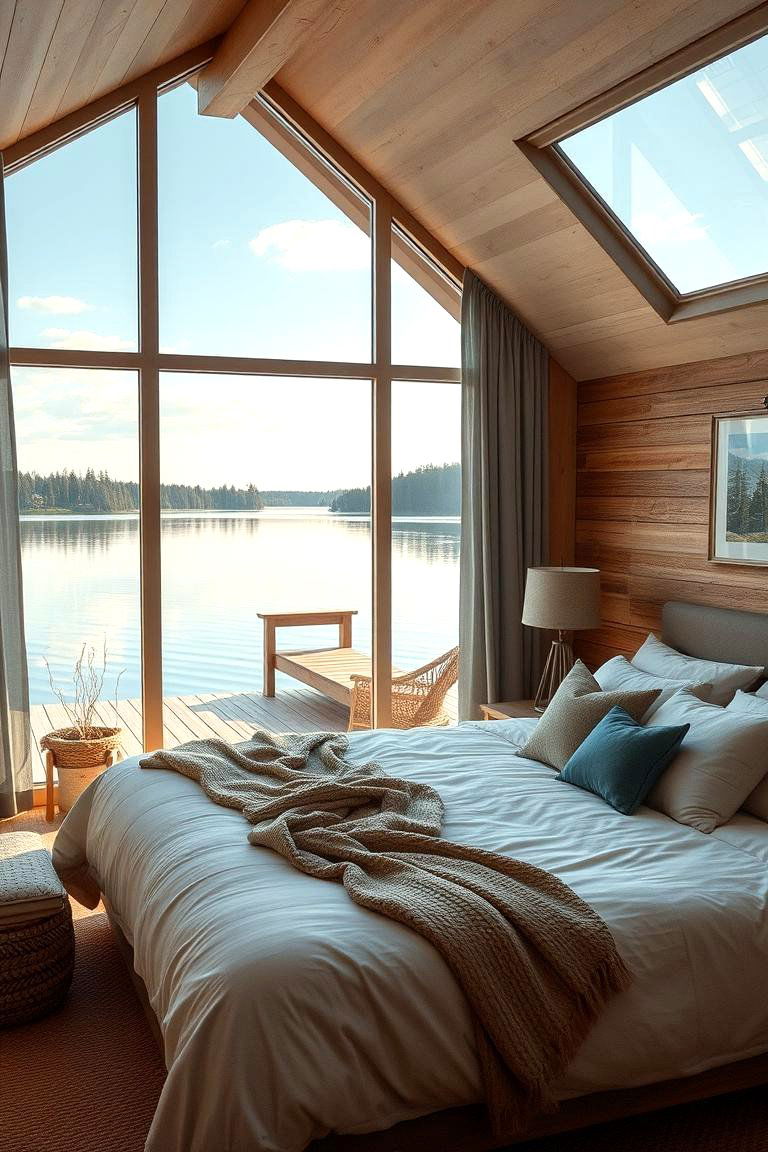 Lakeside Tranquil Refuge - 24 Outdoor Bedroom Ideas