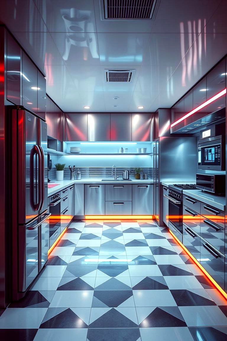 Laminate Countertops with Bold Patterns - 24 1980s Kitchen Ideas