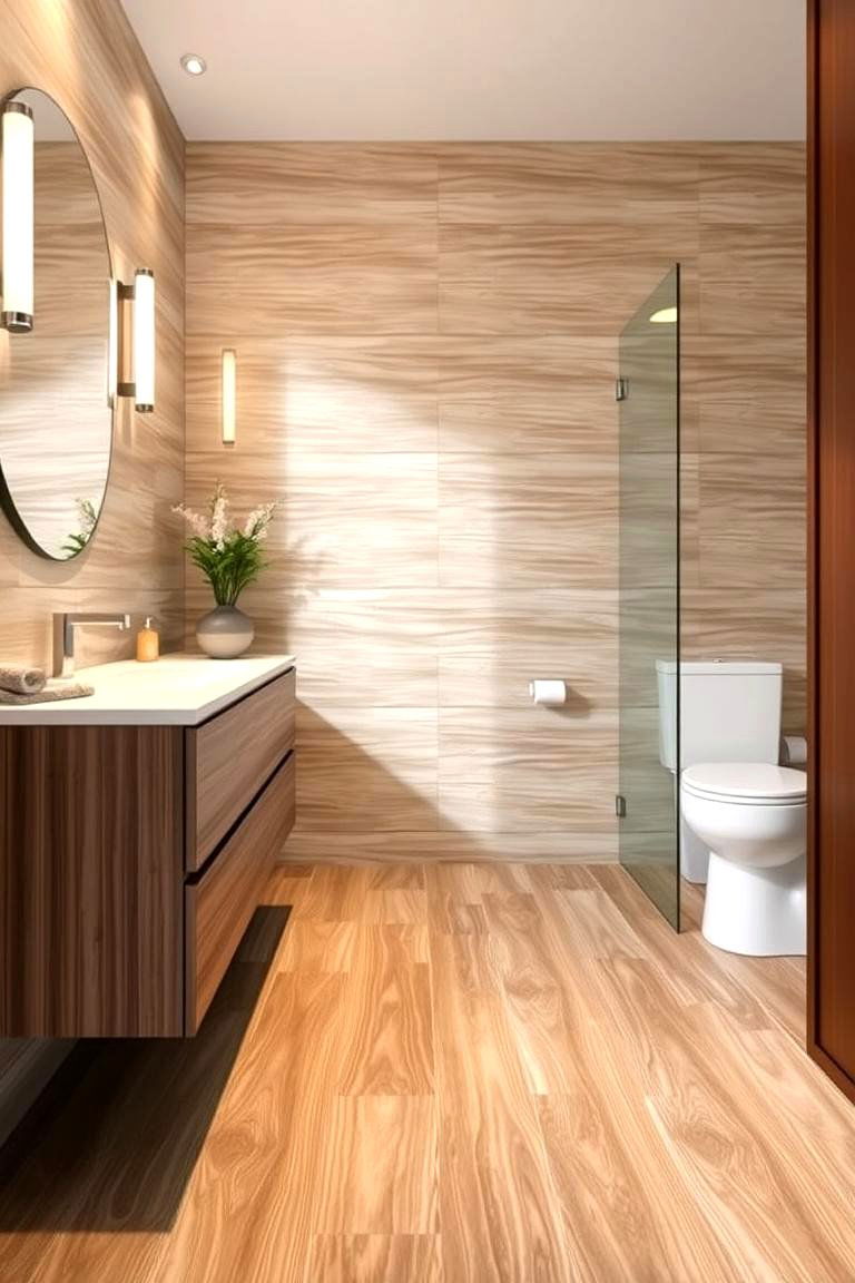 Laminate Flooring - 24 Bathroom Flooring Ideas