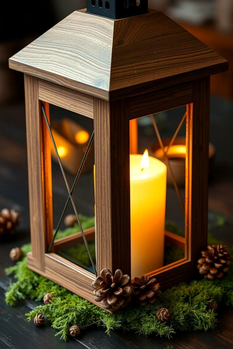 Lanterns with Ambient Lighting - 24 non-floral wedding centerpiece ideas