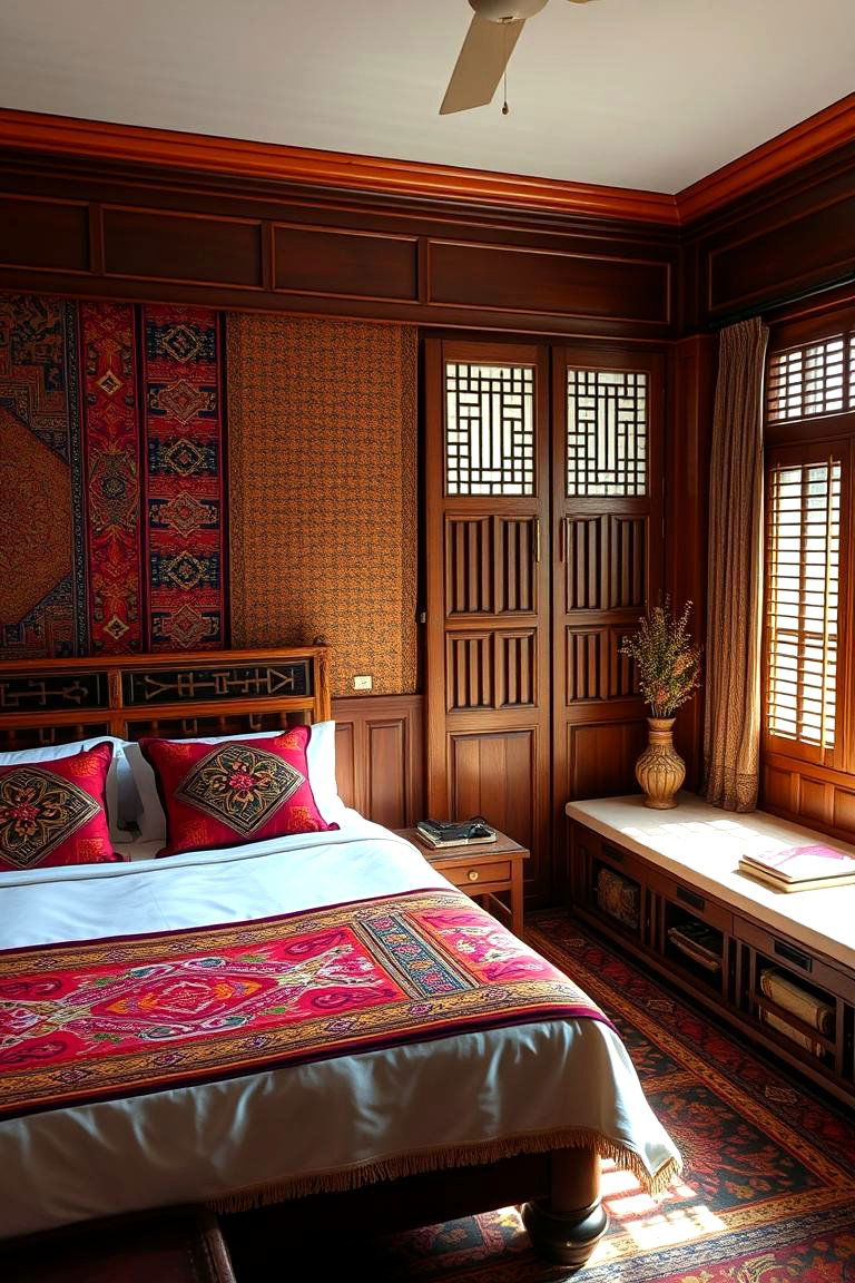 Laotian Cultural Touch - 24 Asian Bedroom Ideas