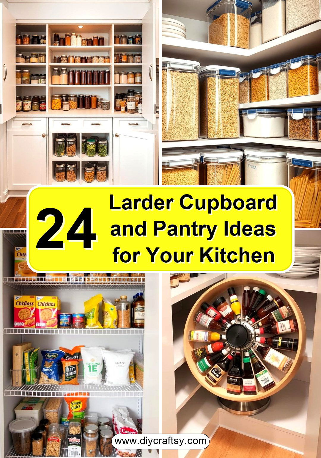 Larder Cupboard and Pantry Ideas for Your Kitchen