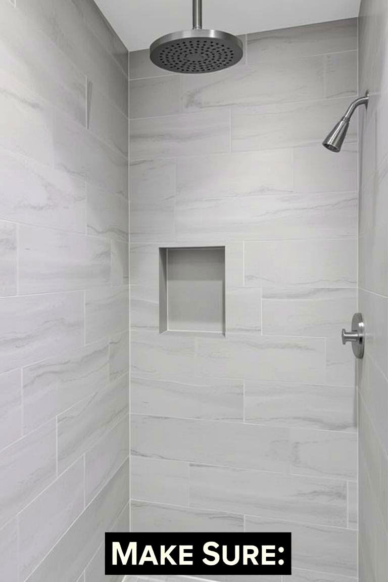 Large Format Porcelain Tiles - 24 Shower Surround Ideas