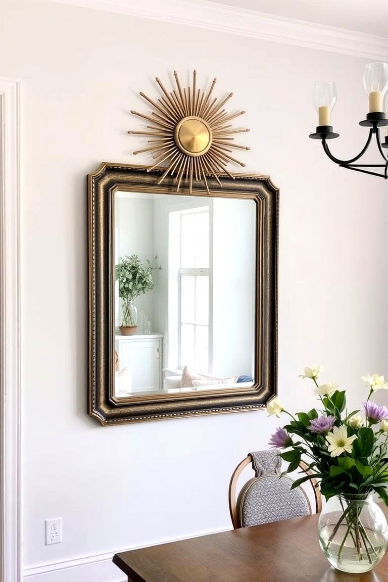 Large Mirrors to Create the Illusion of Space - 24 70s Dining Room Design Ideas