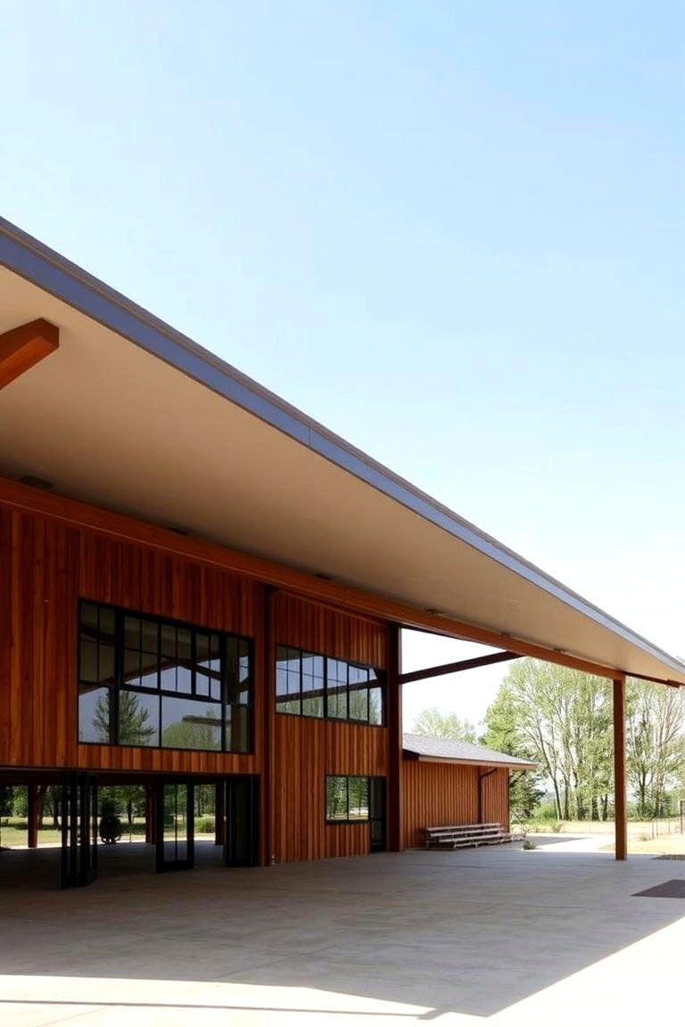 Large Overhangs - 24 Barndominium Exterior Ideas