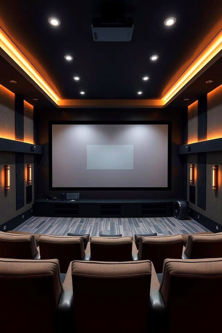 Large Screen Display - 24 Home Theater Ideas