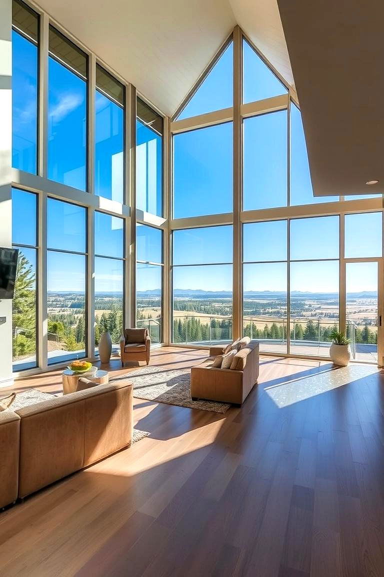 Large Windows for Natural Light - 24 Barndominium Interior Ideas
