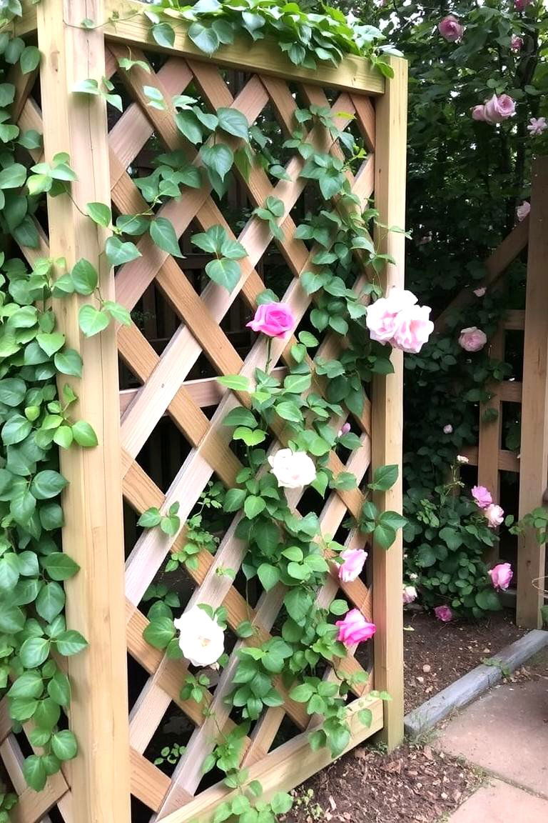 Lattice Fence for Privacy - 24 Front Yard Fence Ideas
