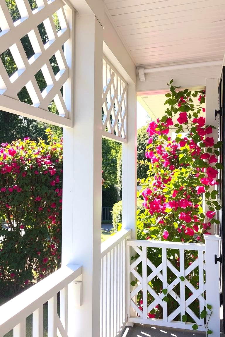 Lattice Railings - 24 Porch Railing Ideas