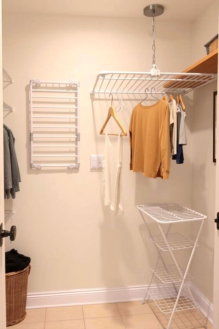 Laundry Drying Rack Options - 24 Utility Room Ideas