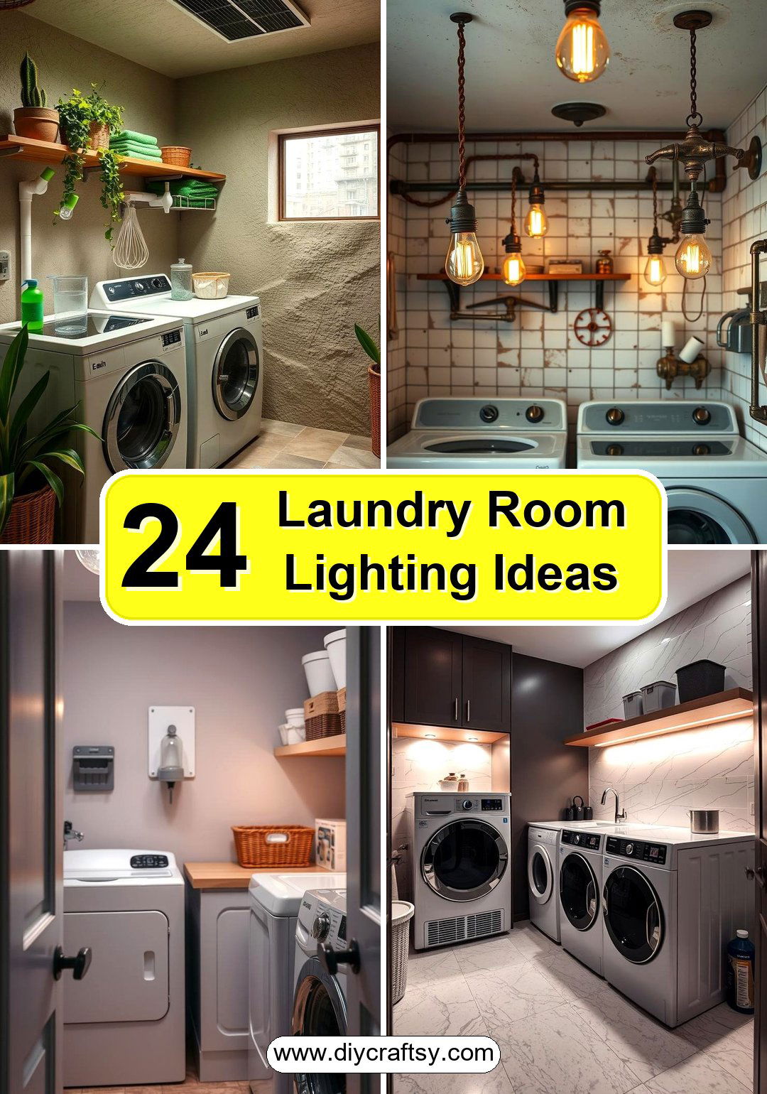 Laundry Room Lighting Ideas