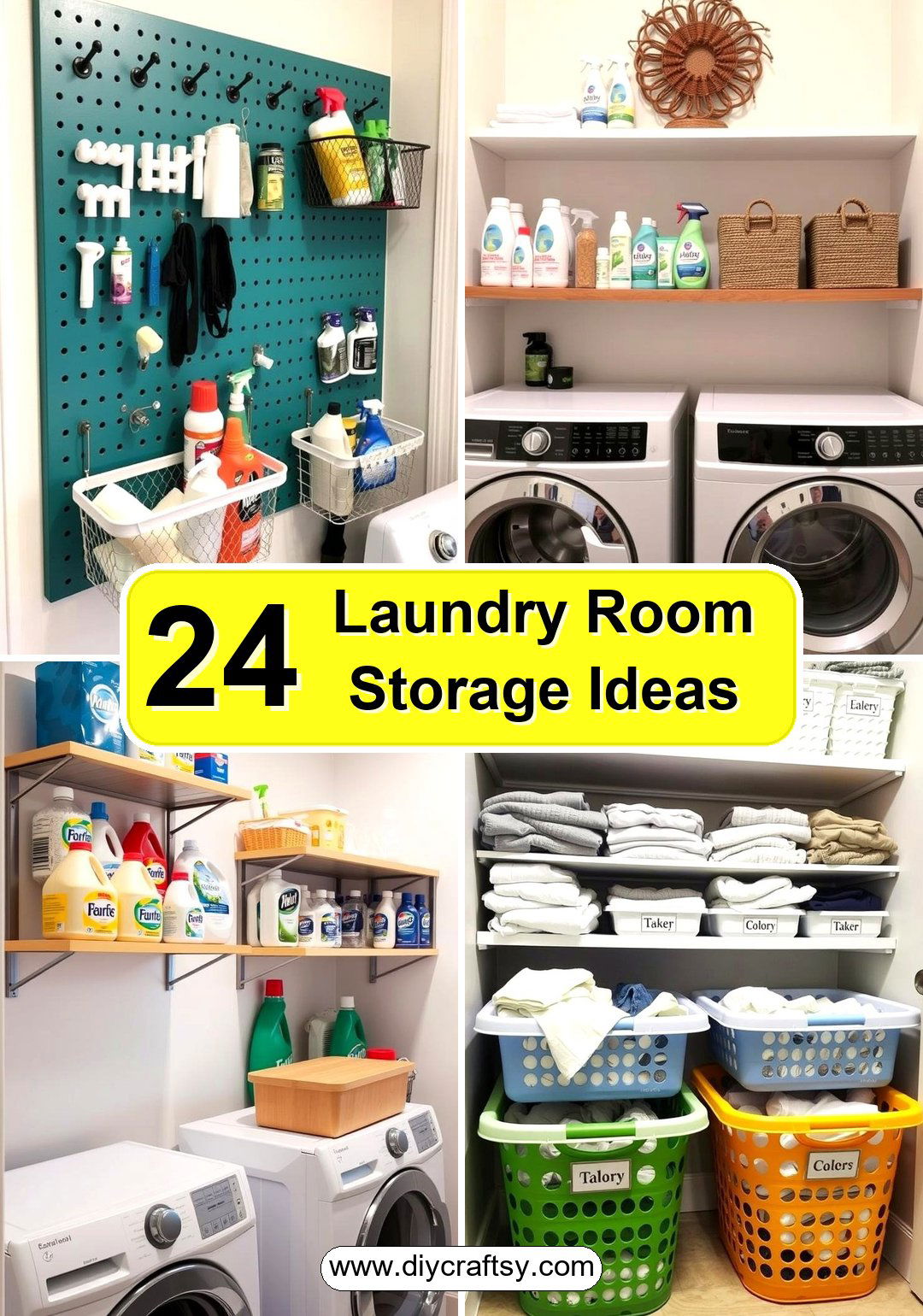 Laundry Room Storage Ideas