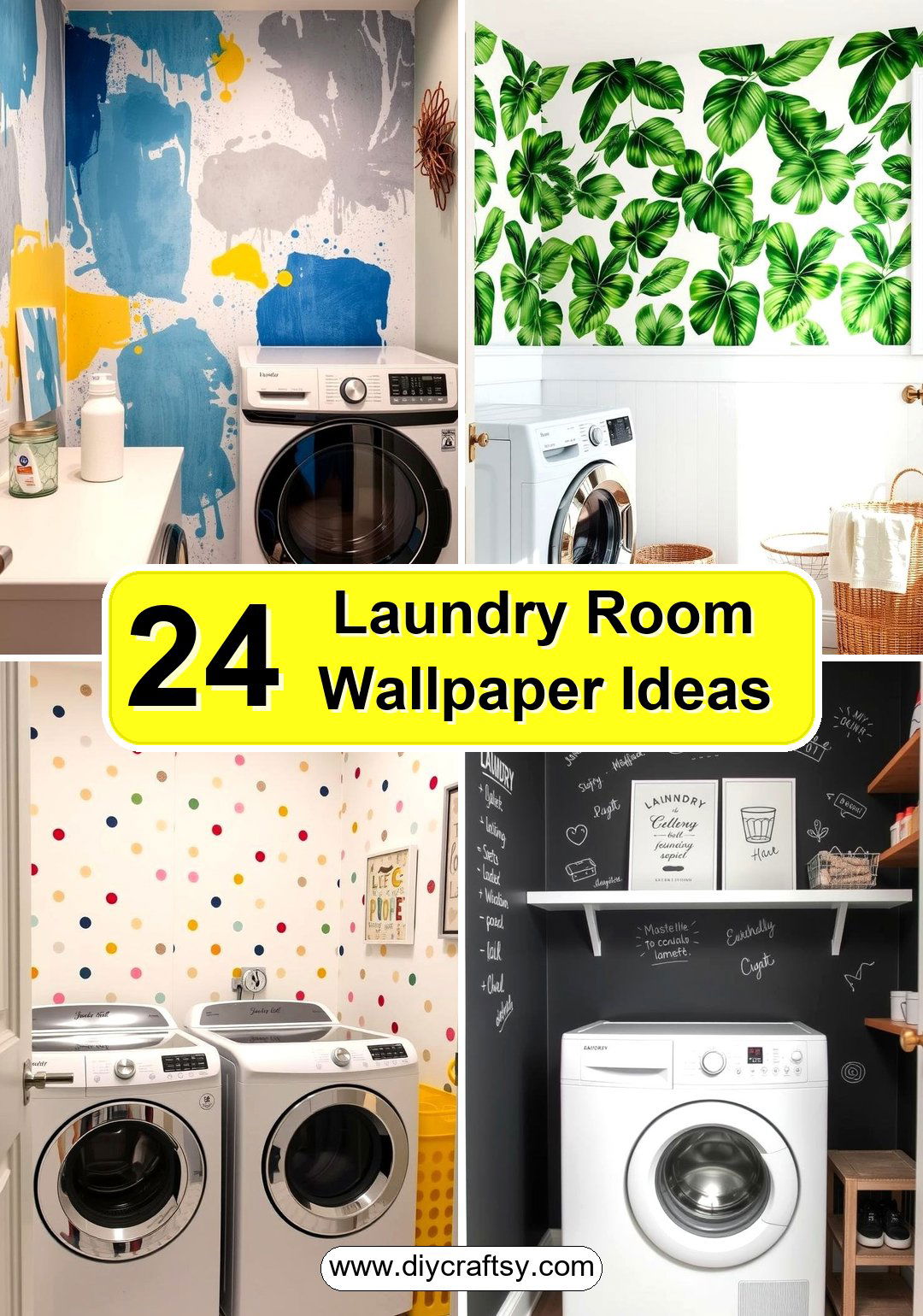 Laundry Room Wallpaper Ideas