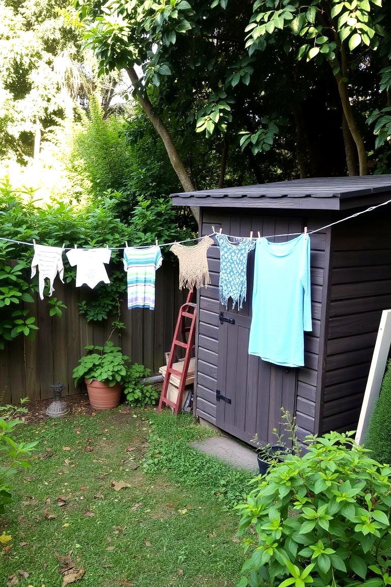 Laundry Shed - 24 Outdoor Laundry Area Design Ideas