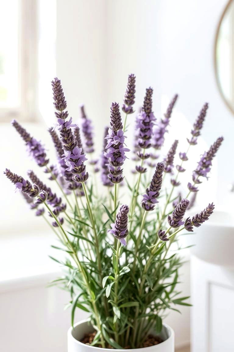 Lavender Calm - 24 Best Plants for Bathroom