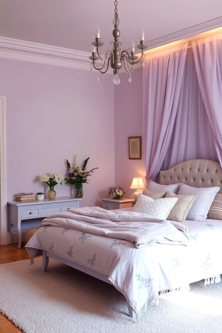 Lavender Dream - 24 Pastel Bedroom Ideas