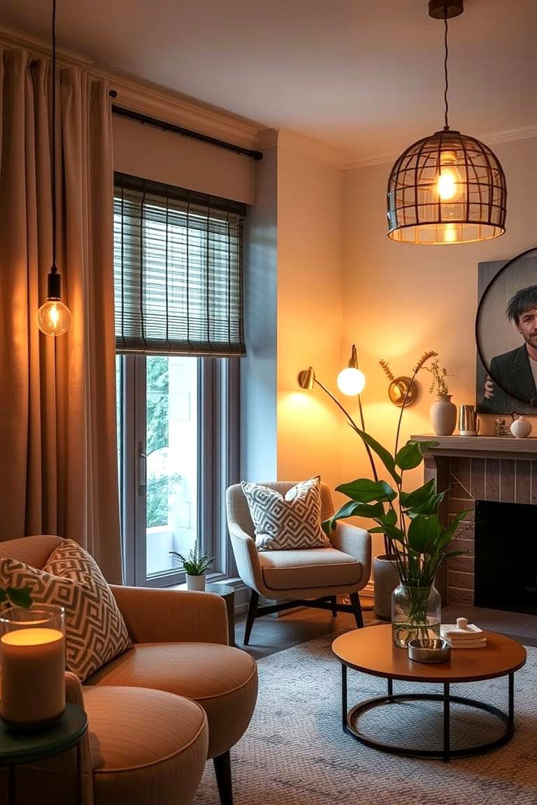 Layer Your Lighting Solutions - 24 small apartment decorating ideas