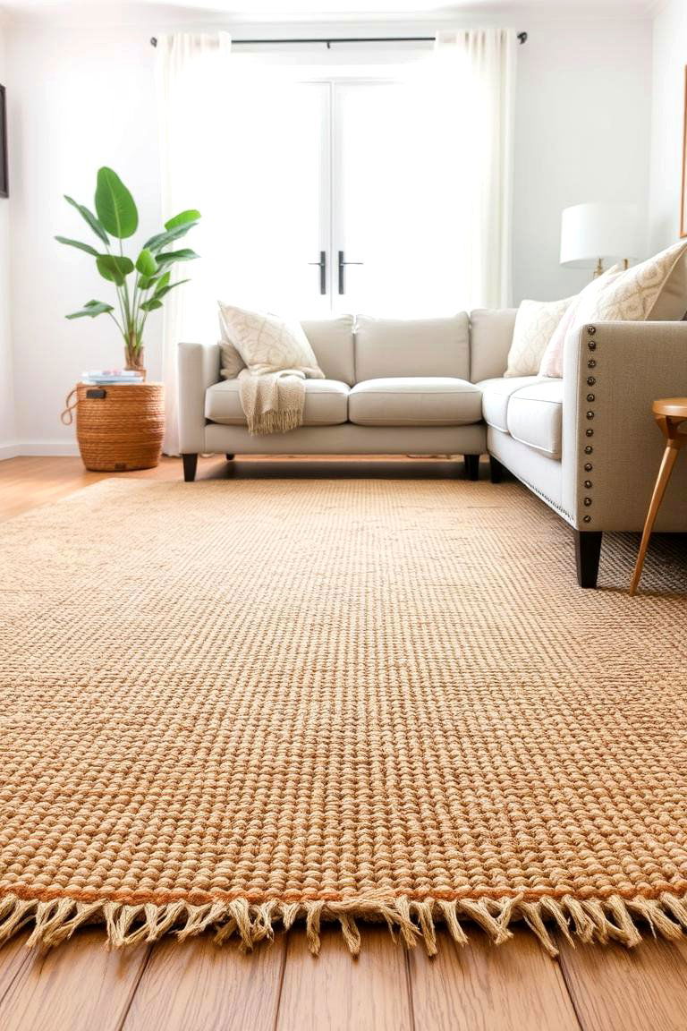 Layer with Throw Blankets and Pillows - 24 Earthy Living Room Decor Ideas