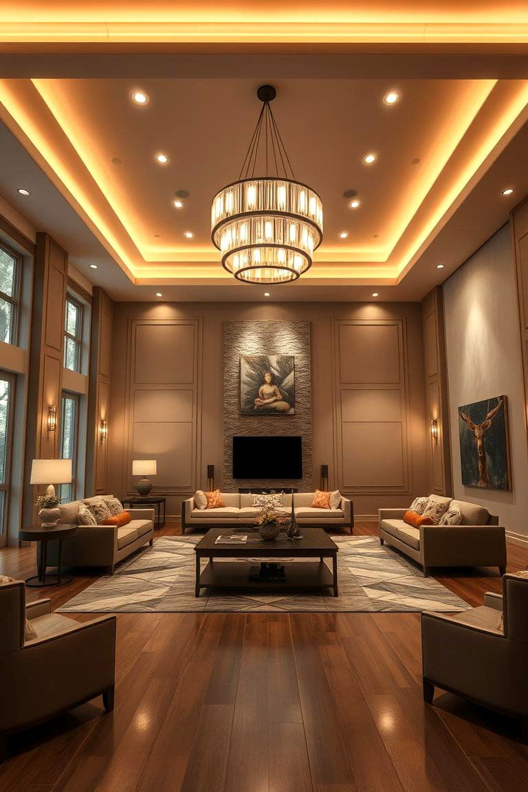 Layered Lighting Concepts - 24 Great Room Ideas