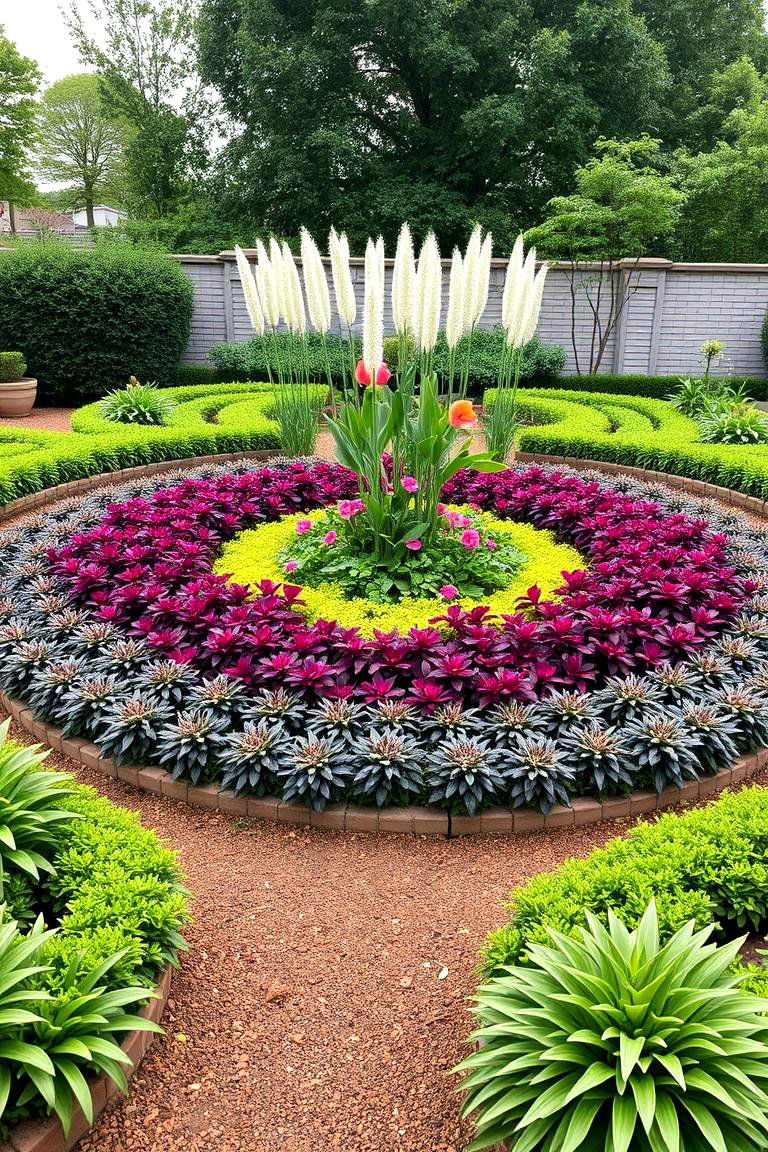 Layered Parterre Designs - 24 Parterre Garden Ideas