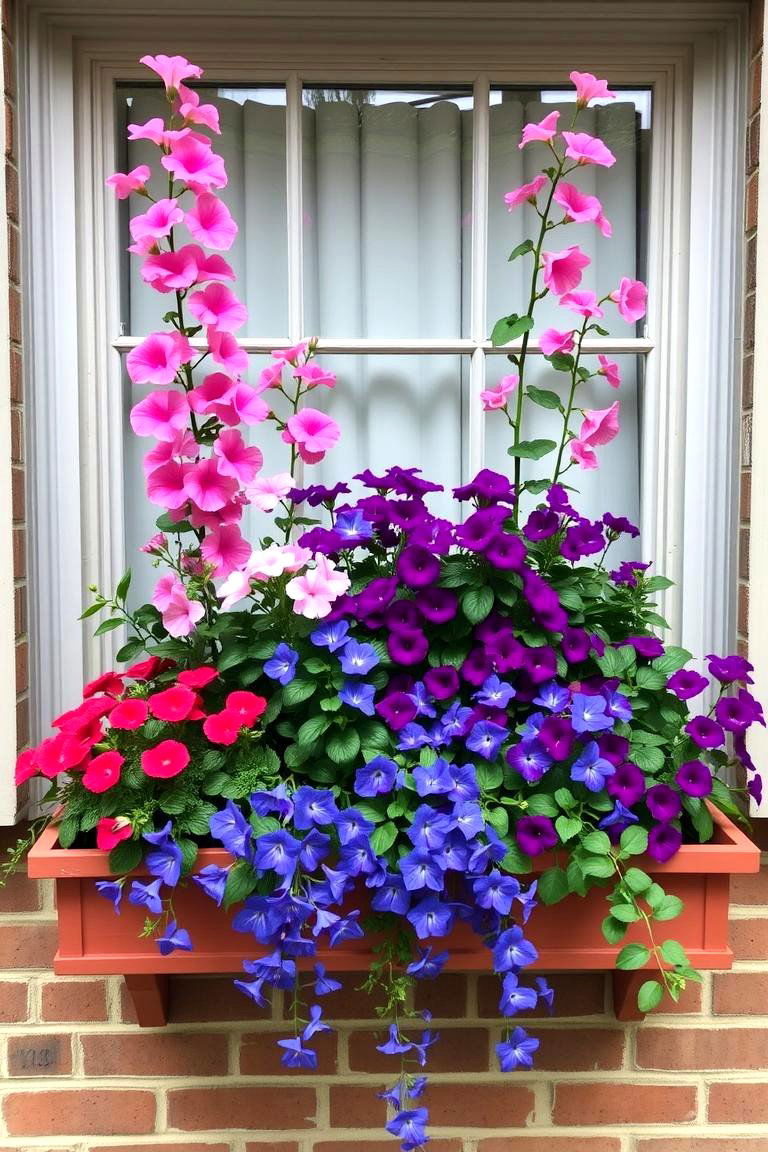 Layered Planting for Depth - 24 window box ideas