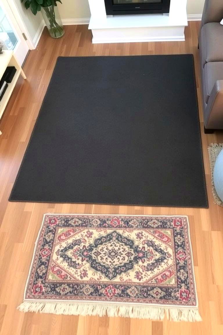 Layered Rugs - 24 Grunge Aesthetic Room Decor Ideas