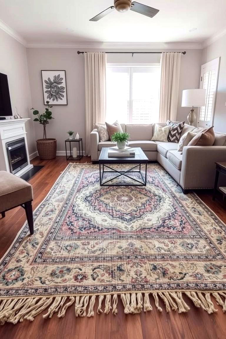 Layered Rugs for Comfort and Style - 24 Home Decor Ideas