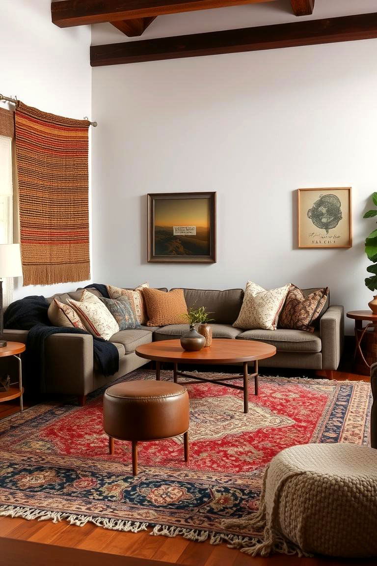 Layered Textures - 24 Boho Cottage Style Decor Ideas