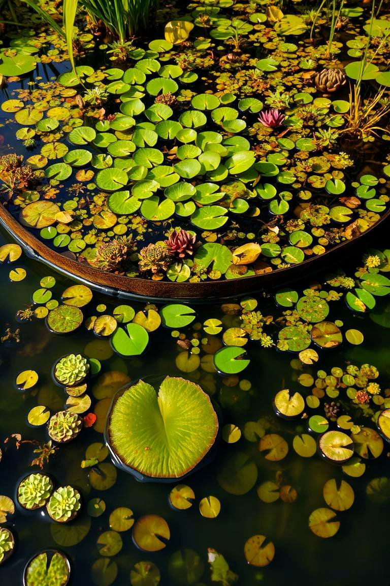 Layered Vegetation Zone Pond - 24 Pond Landscaping Ideas