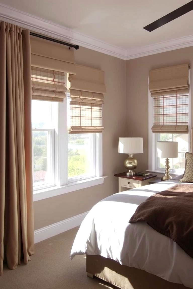 Layered Window Treatments - 24 Bedroom Window Ideas