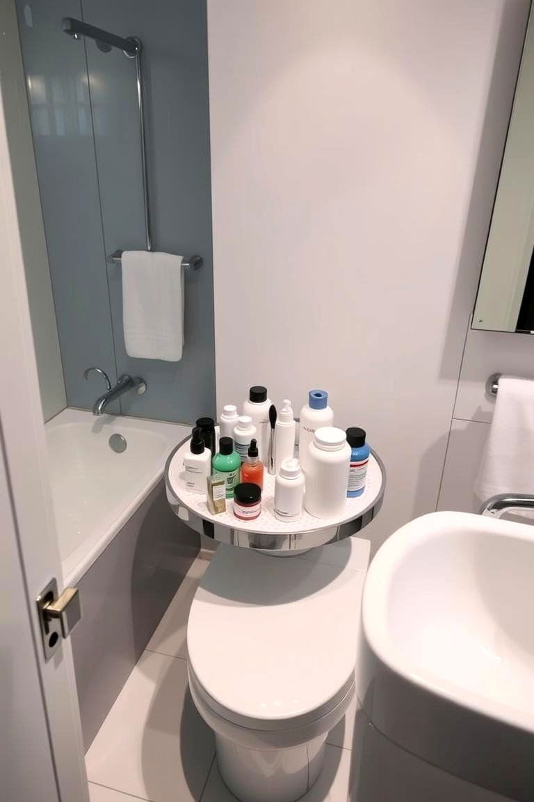 Lazy Susan Turntables - 24 Small Bathroom Storage Ideas