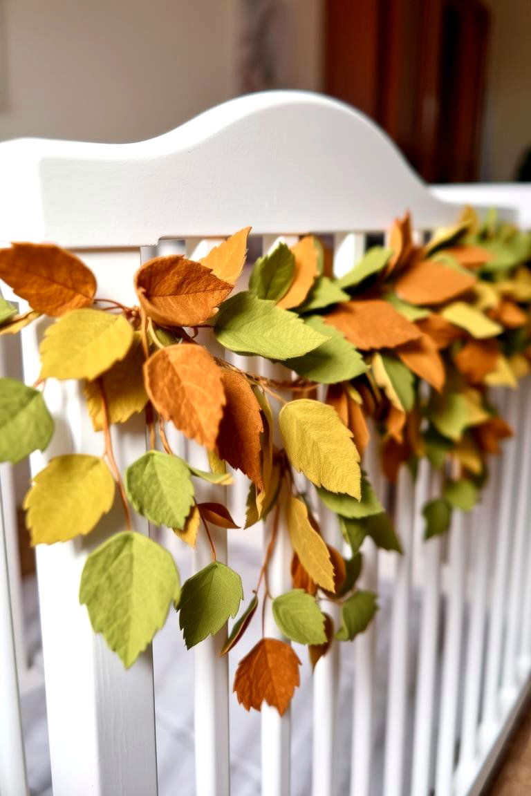 Leaf Garland - 24 Woodland Nursery Ideas