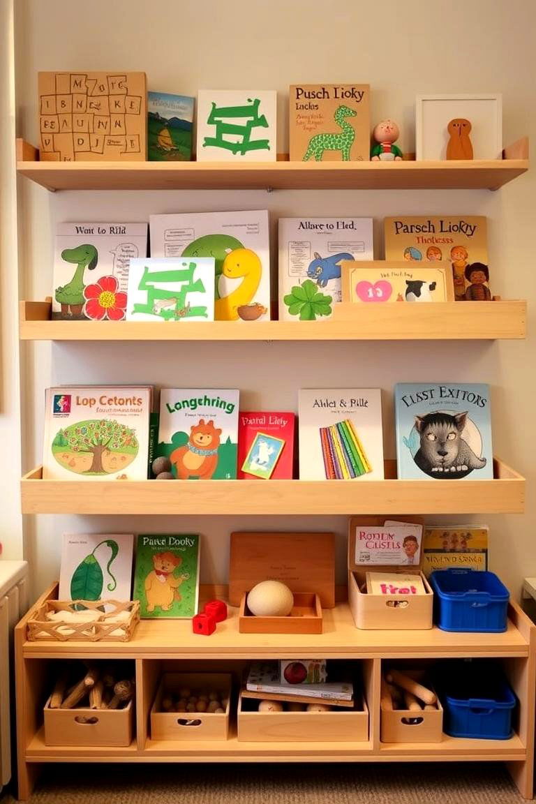 Learning Materials within Reach - 24 montessori nursery ideas