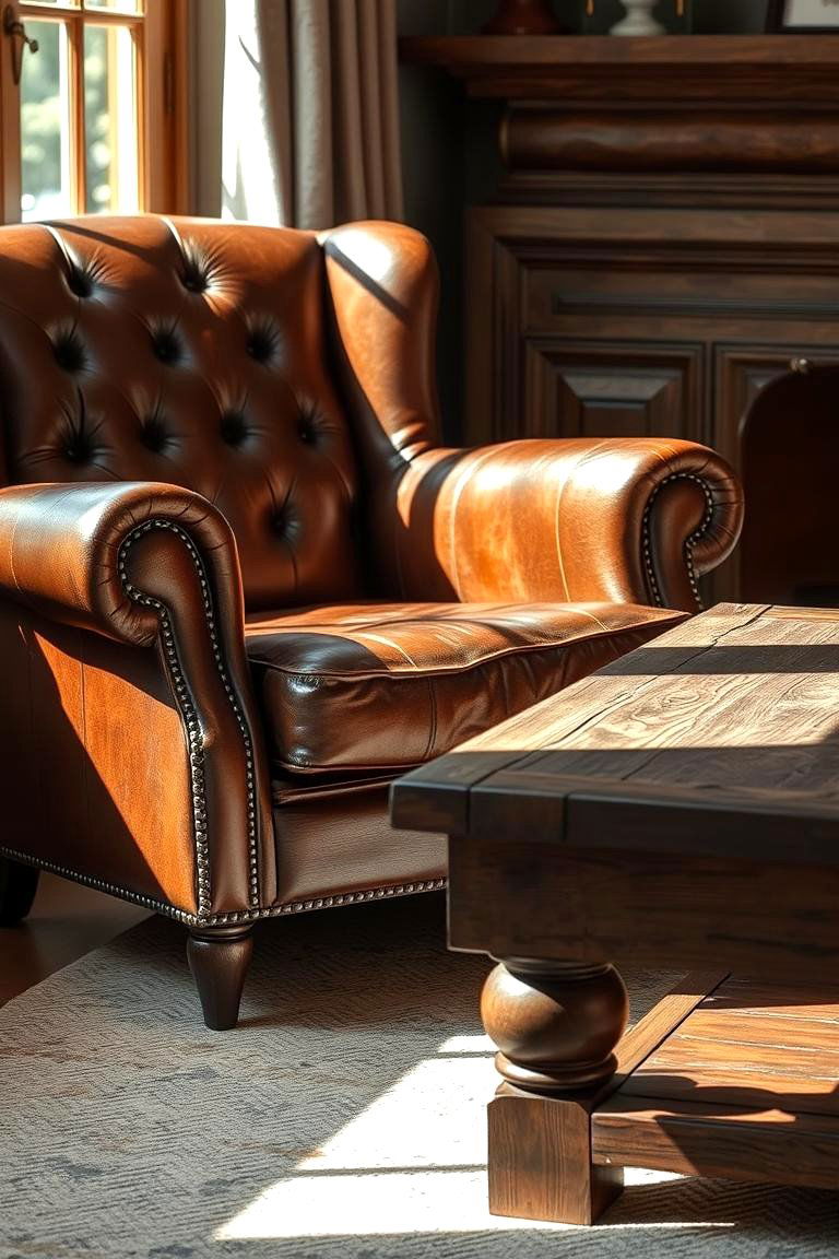 Leather Furniture - 24 Southwestern Decor Ideas
