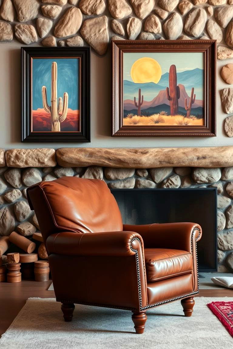 Leather Upholstery - 24 Southwest Interior Design Ideas