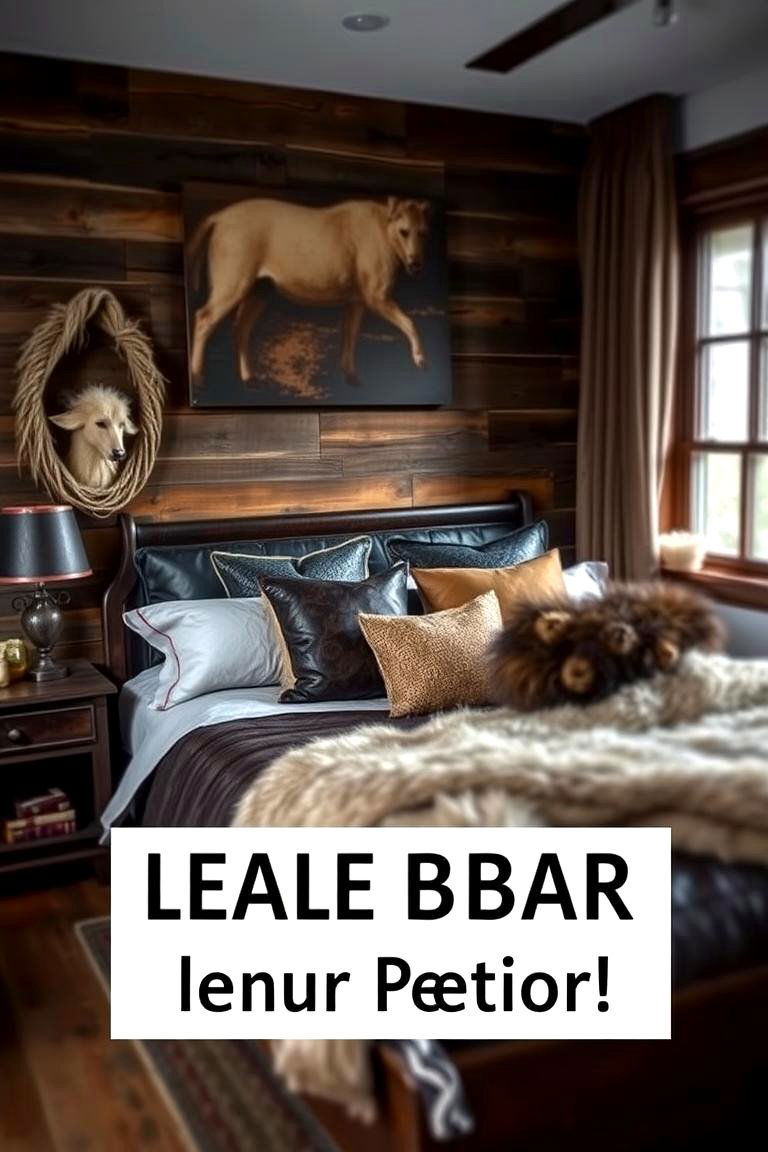 Leather and Fur Combination - 24 Viking Bedroom Ideas