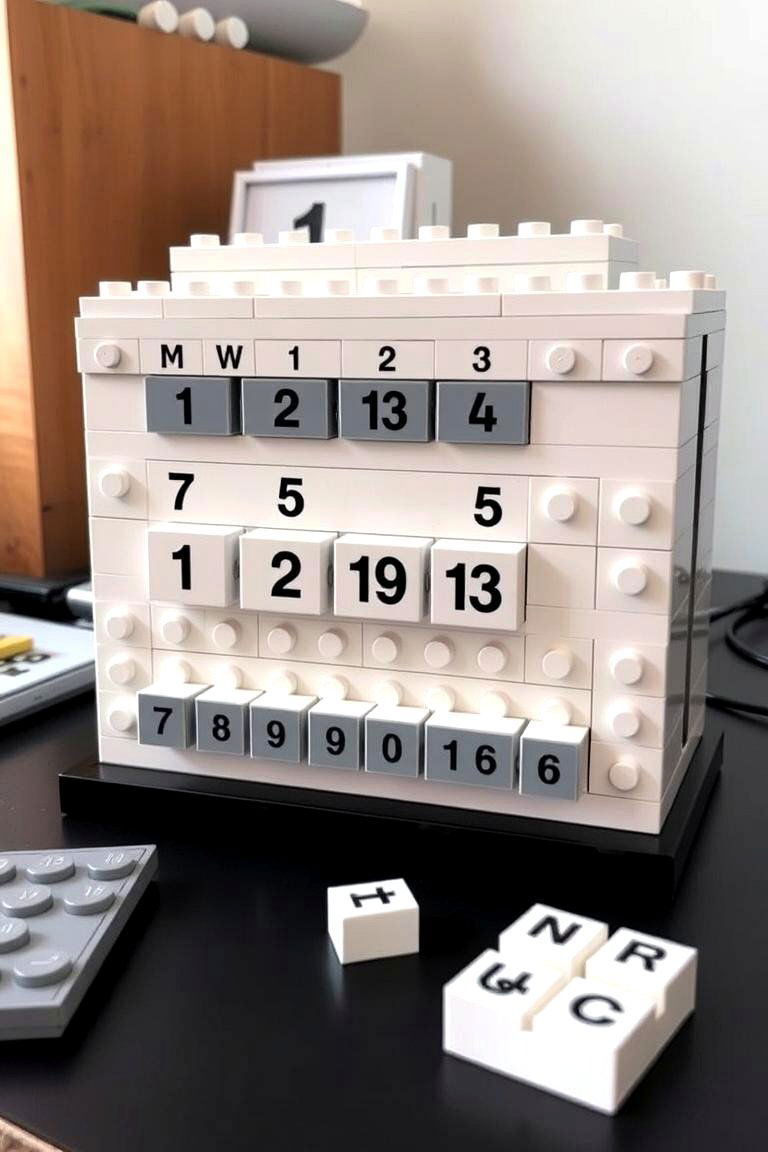 Lego Calendar - 24 Lego Bedroom Ideas